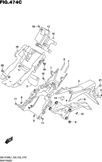 Rear Fender (Gsx-R1000l7 E33)
