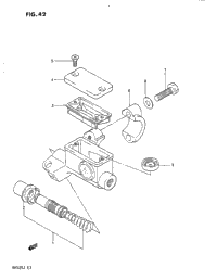 Front Master Cylinder (Model H/J)