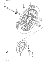 Front Wheel (Vs700glefh/Gleph)