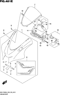 Cowling Body (Gsx-R1000al8 E03) (For Yww)