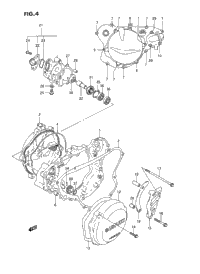 Crankcase Cover- Water Pump