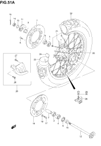Rear Wheel (Model K5)