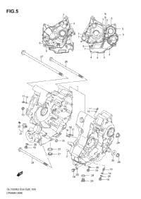 Crankcase (Model K2/K3/K4/K5)