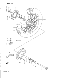 Rear Wheel (Model K)