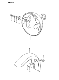 Headlamp Housing - Front Fender (Model T)