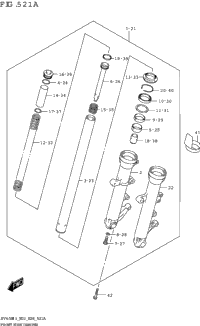 Front Fork Damper (Sv650,Sv650a)
