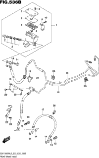 Front Brake Hose (Gsx1300ral5 E28)