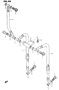 Front Brake Hose (Model P)