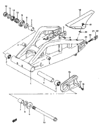 Rear Swinging Arm (Model R/S)
