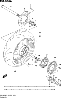 Rear Wheel (Gsx-R600z)