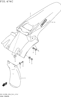 Rear Fender (Dr-Z125lm4 E33)