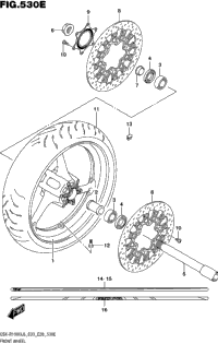 Front Wheel (Gsx-R1000al6 E33)