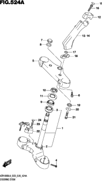 Steering Stem (Vzr1800l9 E28)