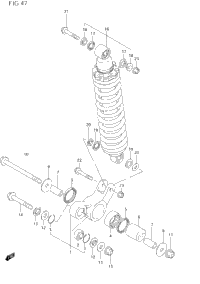 Rear Cushion Lever