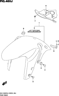 Front Fender (Gsx-S1000fzal9 E33)