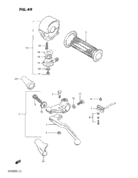 Left Handle Switch (Gs550ed)