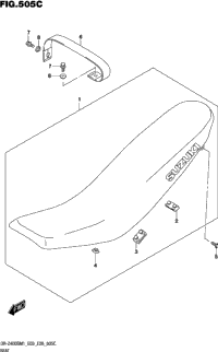 Seat (Dr-Z400sm)