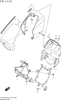 Headlamp Cover (See Note 1) 452B