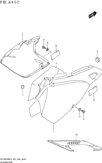 Frame Cover (Dr-Z400s:(E03 E28))