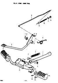 Stand - Brake Pedal