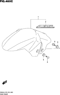 Front Fender (Sv650al8 E28)