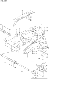 Rear Swinging Arm (Model R/S/T)