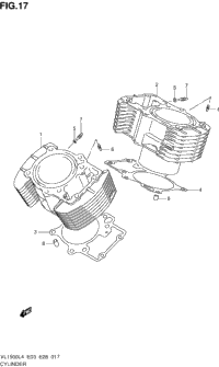 Cylinder (Vl1500bl4 E03)