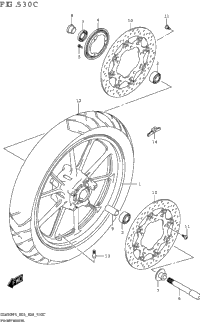 Front Wheel (Dl650a)