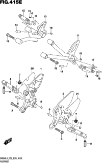 Footrest (Sv650xal9 E28)
