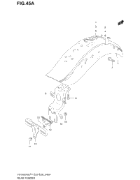 Rear Fender (Model V/W/X)
