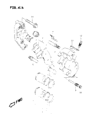 Front Caliper (Model W/X)