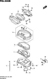 Speedometer (Vzr1800bzl8 E03)