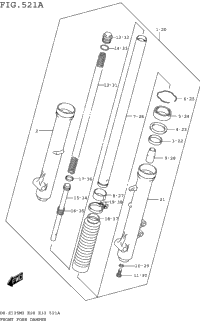 Front Fork Damper (Dr-Z125m3e28)