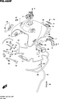 Fuel Tank ((Dl650a):(E33))
