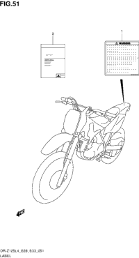 Label (Dr-Z125ll4 E28)
