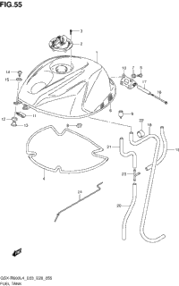Fuel Tank (Gsx-R600l4 E28)