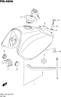 Fuel Tank (For Ysf,019) (Rv200l7 E03)