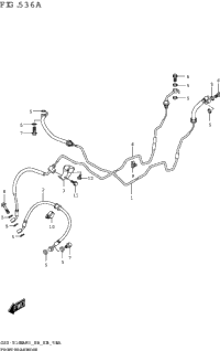 Front Brake Hose (Gsx-R1000a)