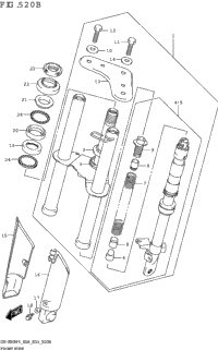 Front Fork (E33)