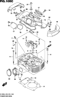 Cylinder Head (Rear) (Vl1500tl9 E03)