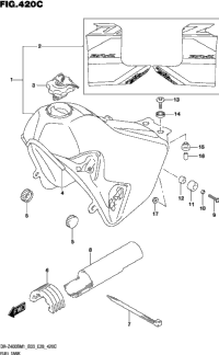 Fuel Tank (Dr-Z400s:E03,E28)