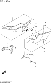Frame Center Cover (Sv650,Sv650a)