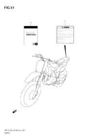 Label (Dr-Z125ll3 E28)