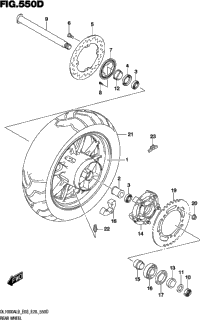Rear Wheel (Dl1000al9 E03)