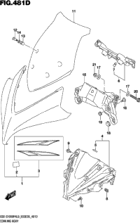 Cowling Body Gsx-S1000fyal9 E03)