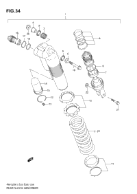 Rear Shock Absorber (Model K1/K2)
