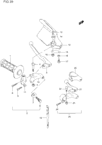 Left Handle Lever (Model L/M/N/P)