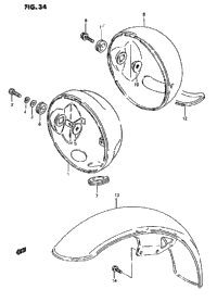 Headlamp Housing