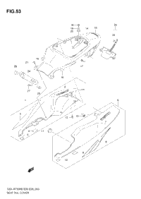 Seat Tail Cover (Model K6)