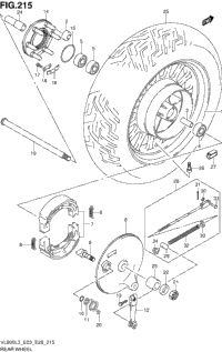 Rear Wheel (Vl800cl3 E03)